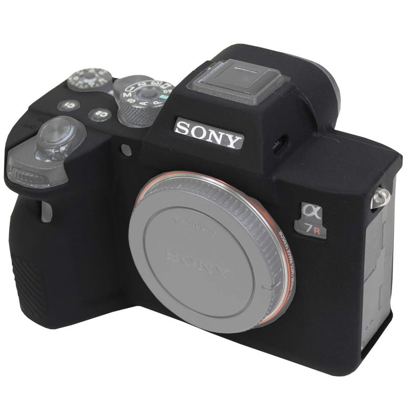 Easy Hood Camera Case for Sony Alpha 7R IV A7R IV A7RIV A7RM4 ILCE-7RM4 Digital Camera, Anti-Scratch Soft Silicone Rubber Protective Camera Cover Protector Skin (Black) - Image 1